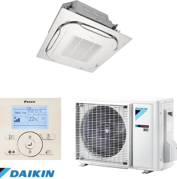 📦Daikin 13,4kW Sky Air Kazettás klíma szett  dekorációs panel és távirányító nélkül (FCAG140BVEB, AZAS140M7Y1B)