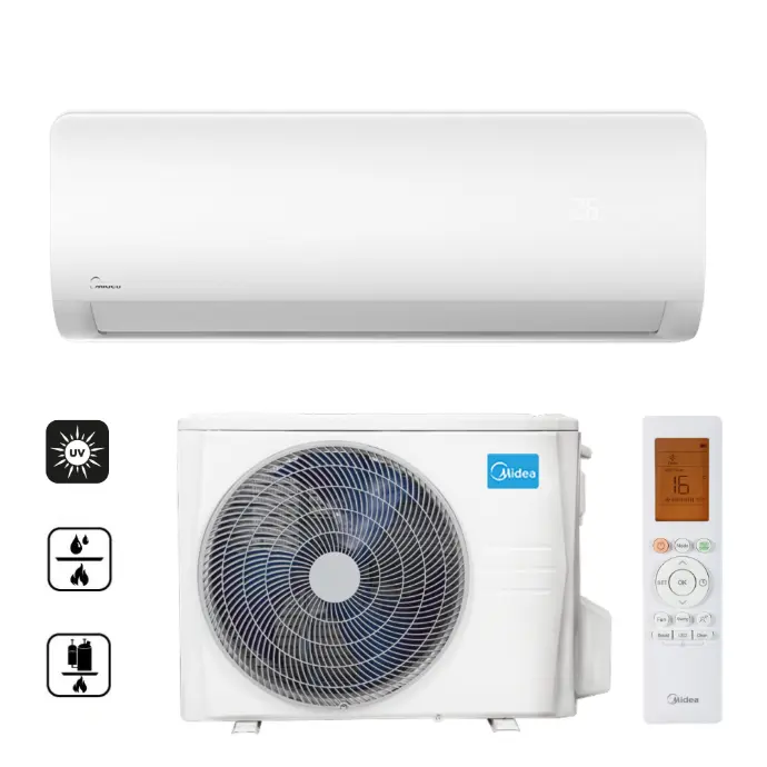 📦Midea 2,6kW Xtreme Save PRO inverteres oldalfali klíma szett (MSAGBU-09HRFN8, MOX230-09HFN8)