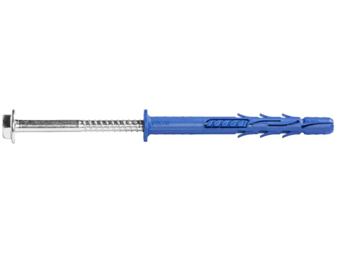 Rawlplug 10x100mm FF1-Lapos peremű dübel, hatlapfejű csavarral 25db/doboz (R-FF1-N-10K100)
