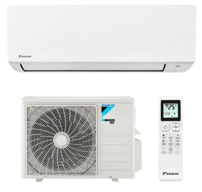 📦Daikin 5,0kW Sensira inverteres oldalfali klíma szett (FTXF50F5V1B, RXF50D5V1B)