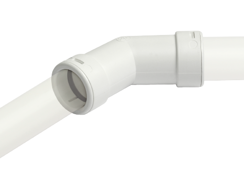 Artiplastic 135° könyök idom merev kondenzvízcsőhöz 20db/cs (2013AOR)
