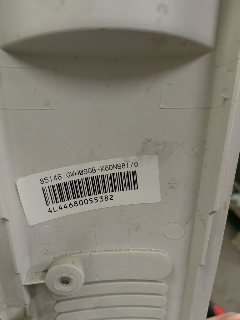 Gree GWH09QB-K6DNB8I/O (SN:4L44680055382)