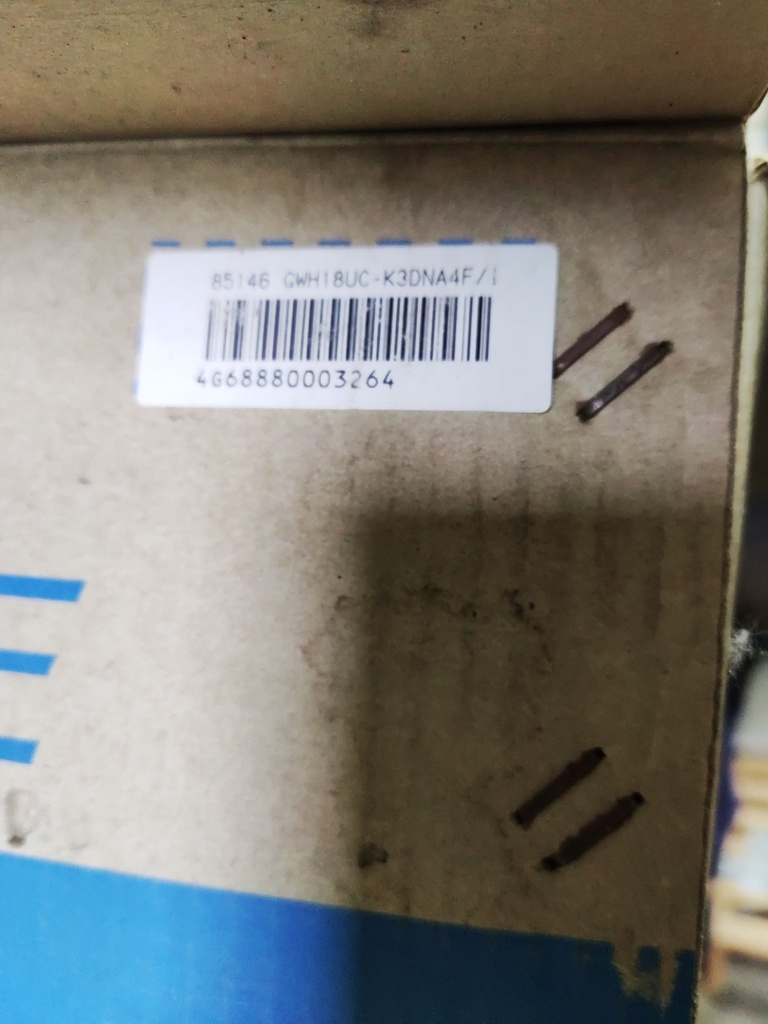 Gree GWG18UC-K3DNA4F/I (SN:4G68880003264)