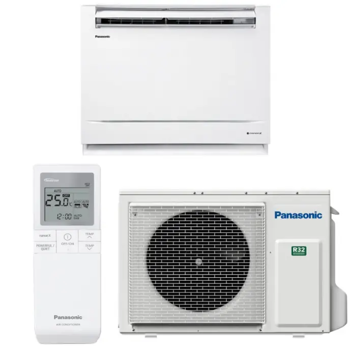 📦Panasonic 3,5kW Padlóra állítható inverteres klíma szett (CS-Z35CFEAW , CU-Z35CBEA)