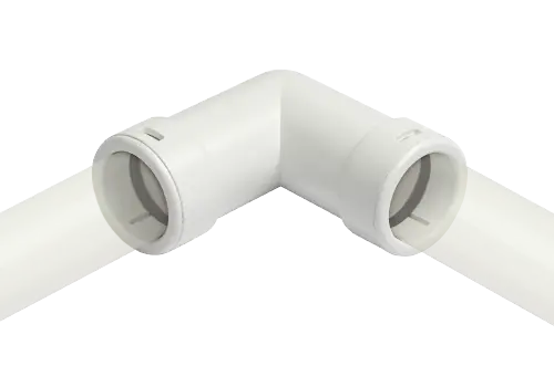 90° könyök idom merev kondenzvízcsőhöz 20db/cs (2514COR)