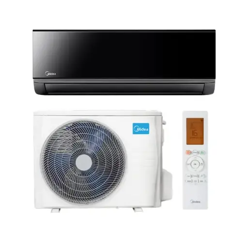 📦Midea 2,6kW Xtreme Save Fekete inverteres oldalfali klíma szett (MSAGAU-09HRFNX-BL, MOX102-09HFN8)